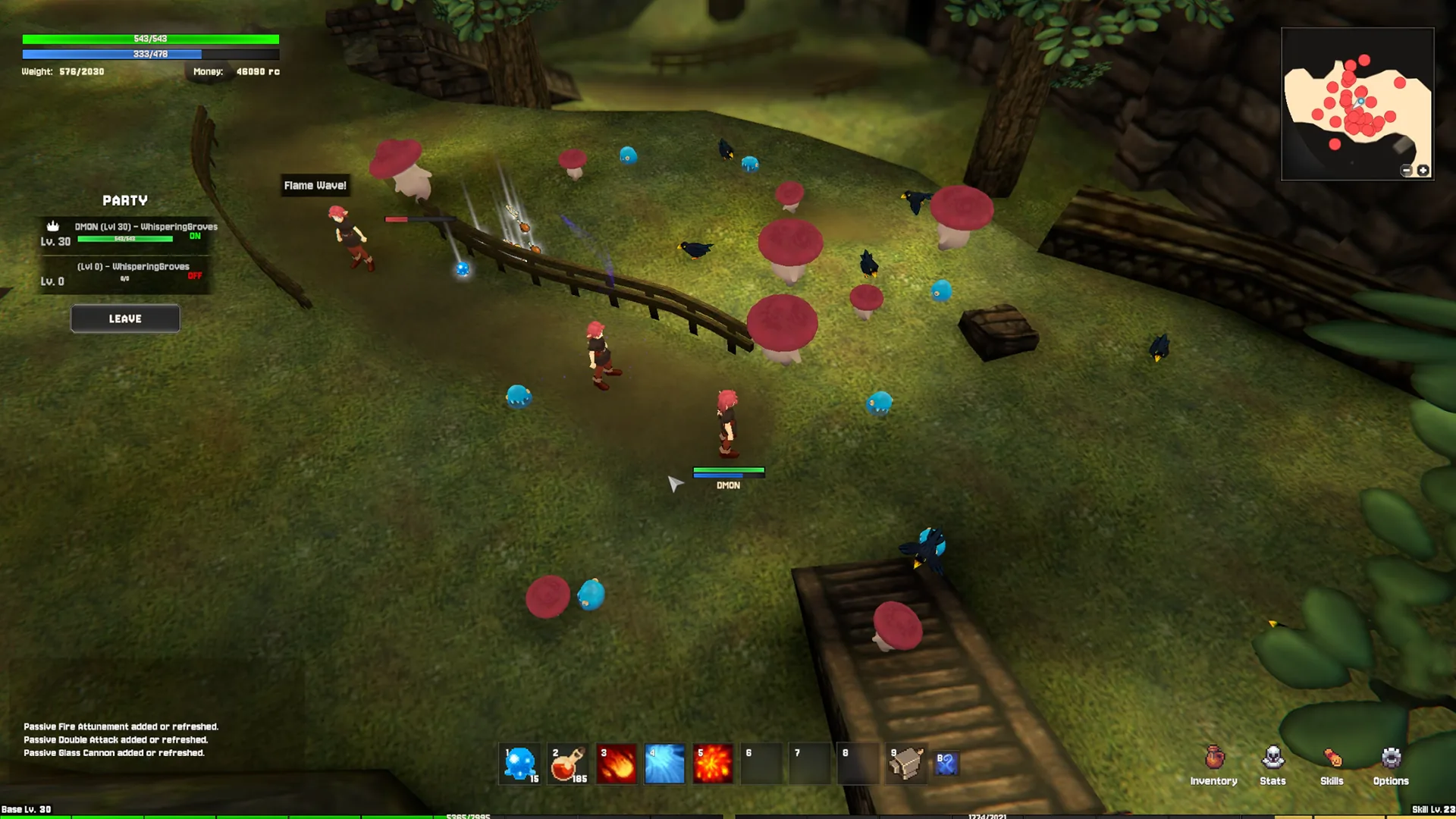 Torebia island biome and dungeon gameplay